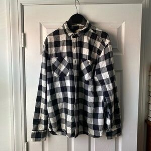 Black and White Checkered Shirt